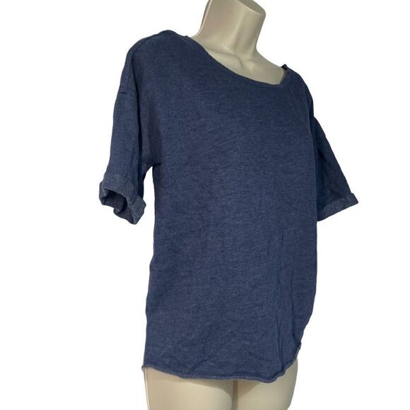 Victoria’s Secret Women’s Short Sleeve Sweatshirt w/ Open Tie Back Size S/P - Picture 3 of 10